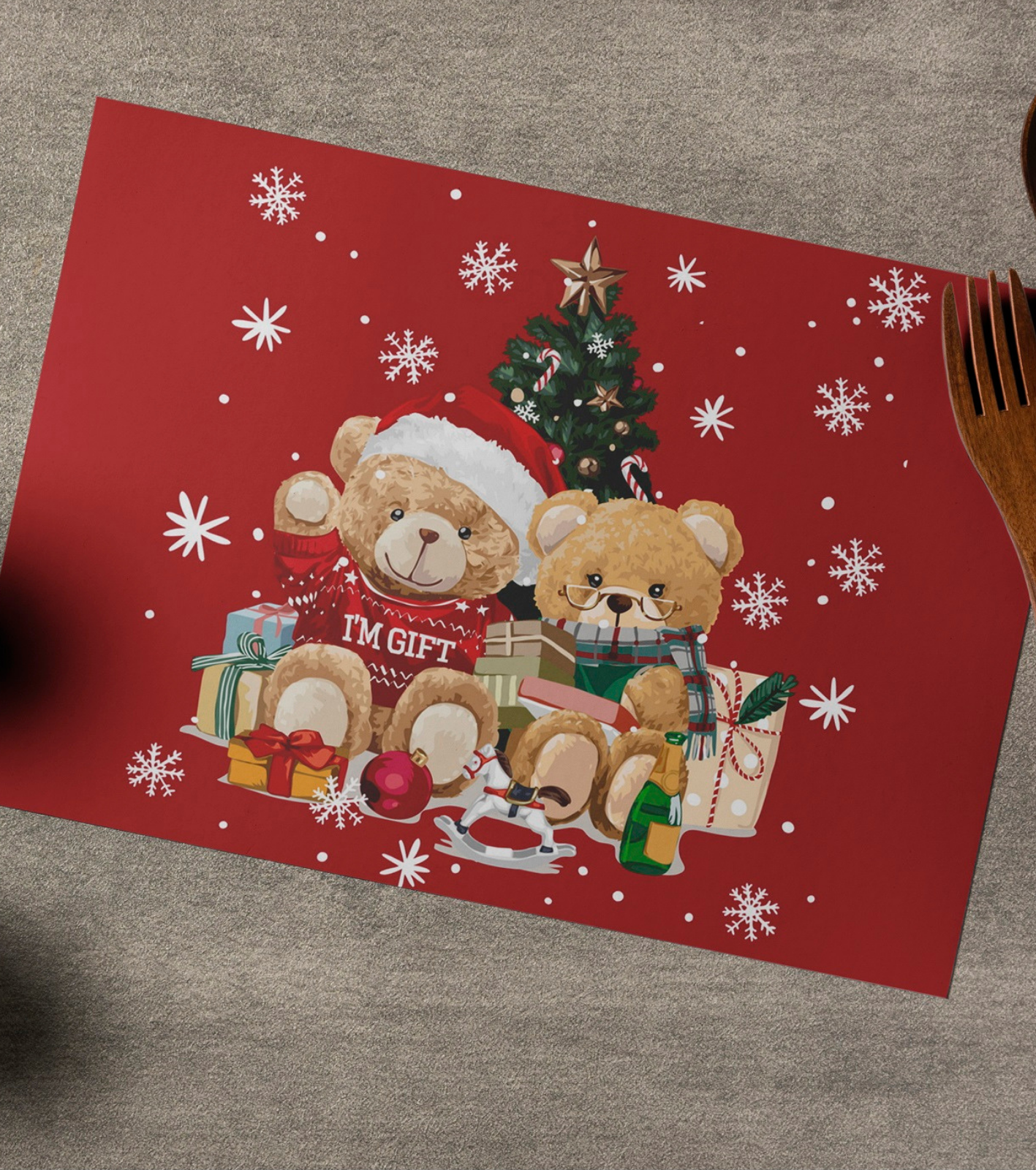 TOVAGLIA AMERICANA HAPPY HOLIDAYS Tellini S.r.l. Ingrosso Abbigliamento